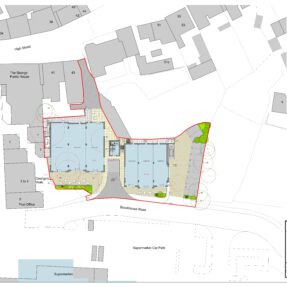 Outline site plan for Brookhouse Road, Sandbach