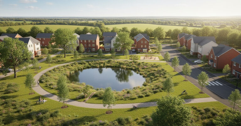Cressage, Shropshire Residential Development CGI_Muller Property Group
