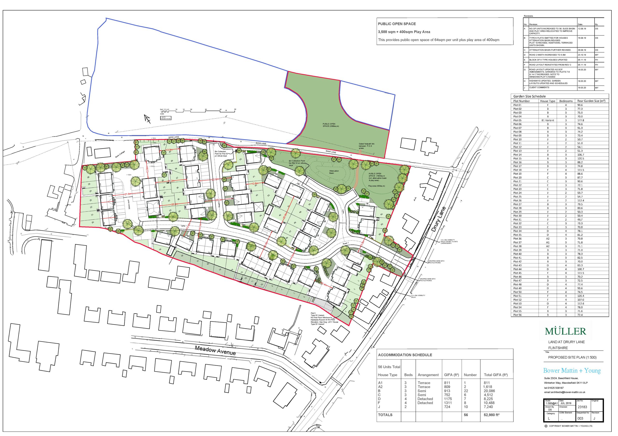 Muller Proposed Site Plan Flintshire