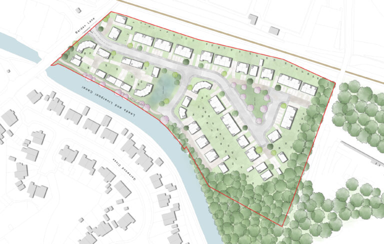 Housing Development in Barden Lane, Burnley - Site Plan - Muller Property Group