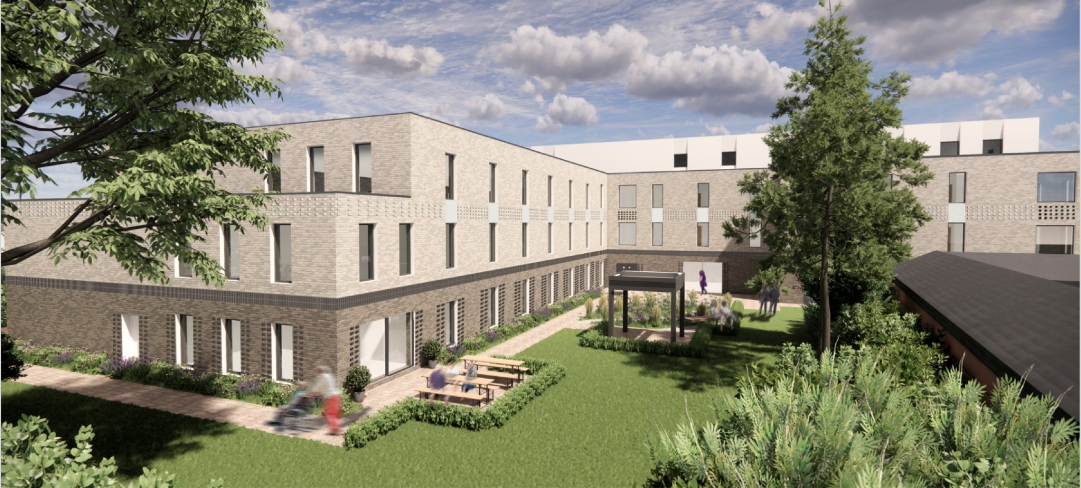 Mixed-use Development in Middleton, Greater Manchester - CGI