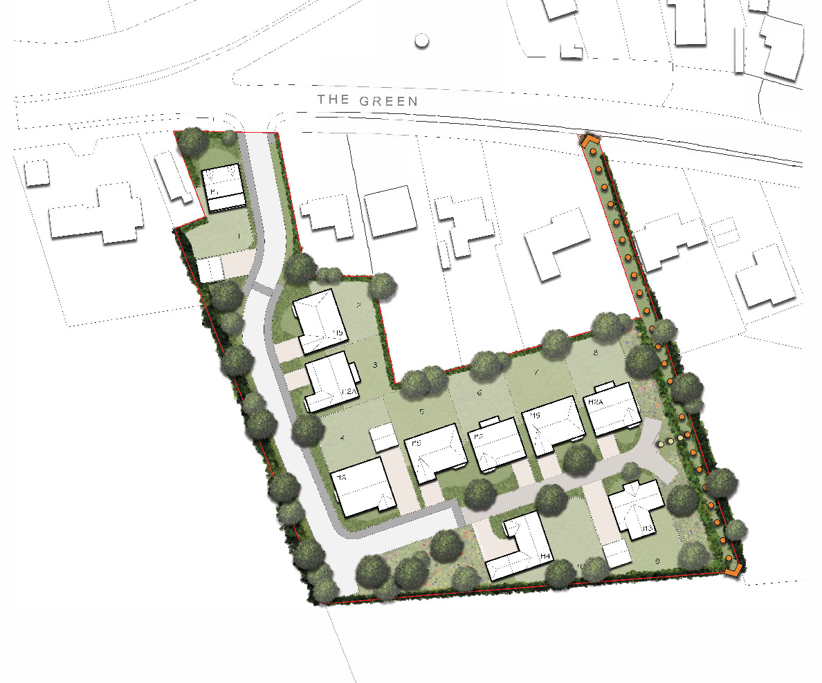 Residential Development, Corby Glen, Lincolnshire - Plan