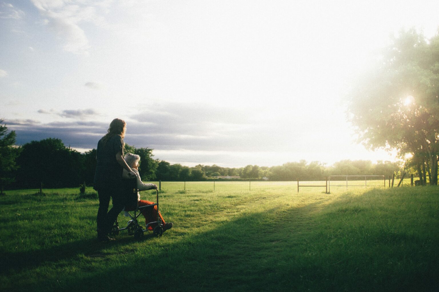 people walking in field