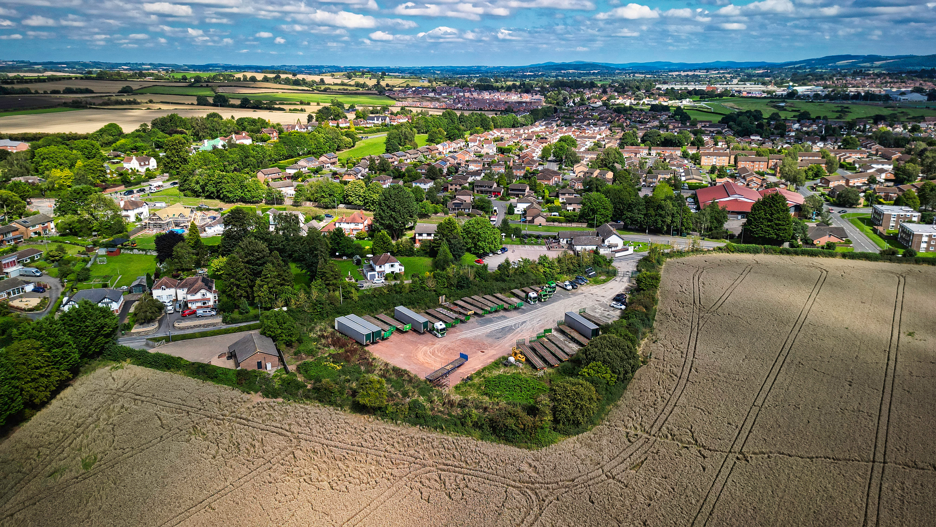 Care Home in Hereford, Herefordshire - Aerial Image