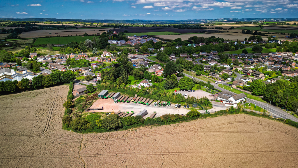 Care Home in Hereford - Aerial View - Muller Property Group