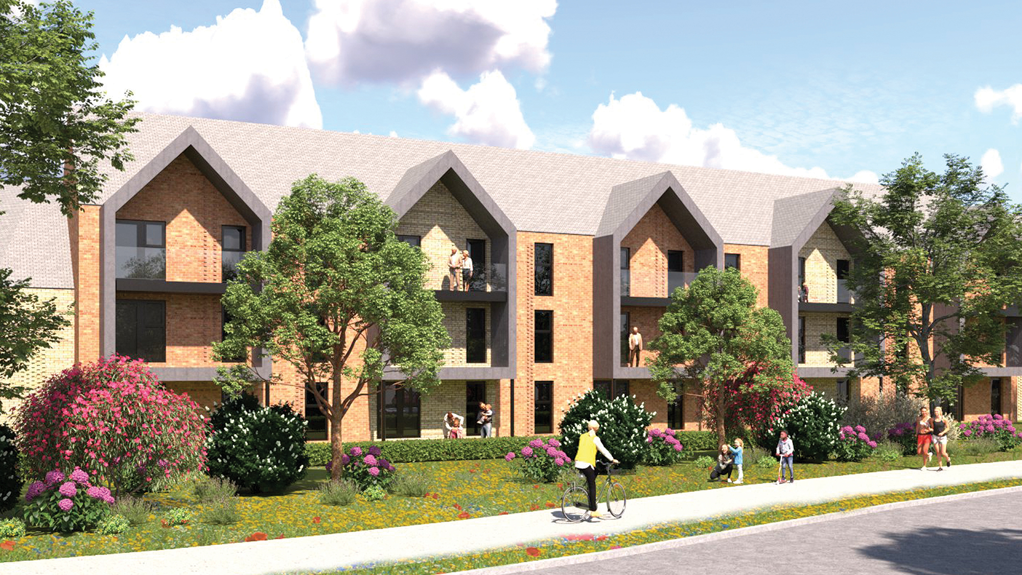 Maylands Park, Nantwich, Retirement, CGI, Muller Property Group