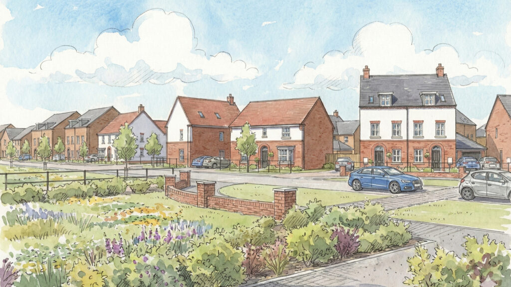 Maylands Park, Phase 2, Illustrative sketch view