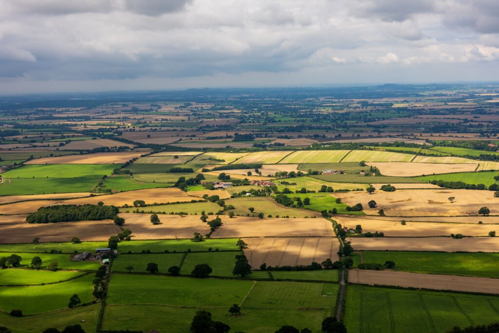 UK farmland development site